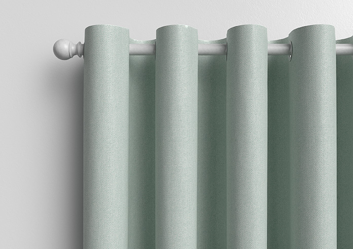 Soft Chevron, Blue Glacier - Made to Measure Curtains - Image 13
